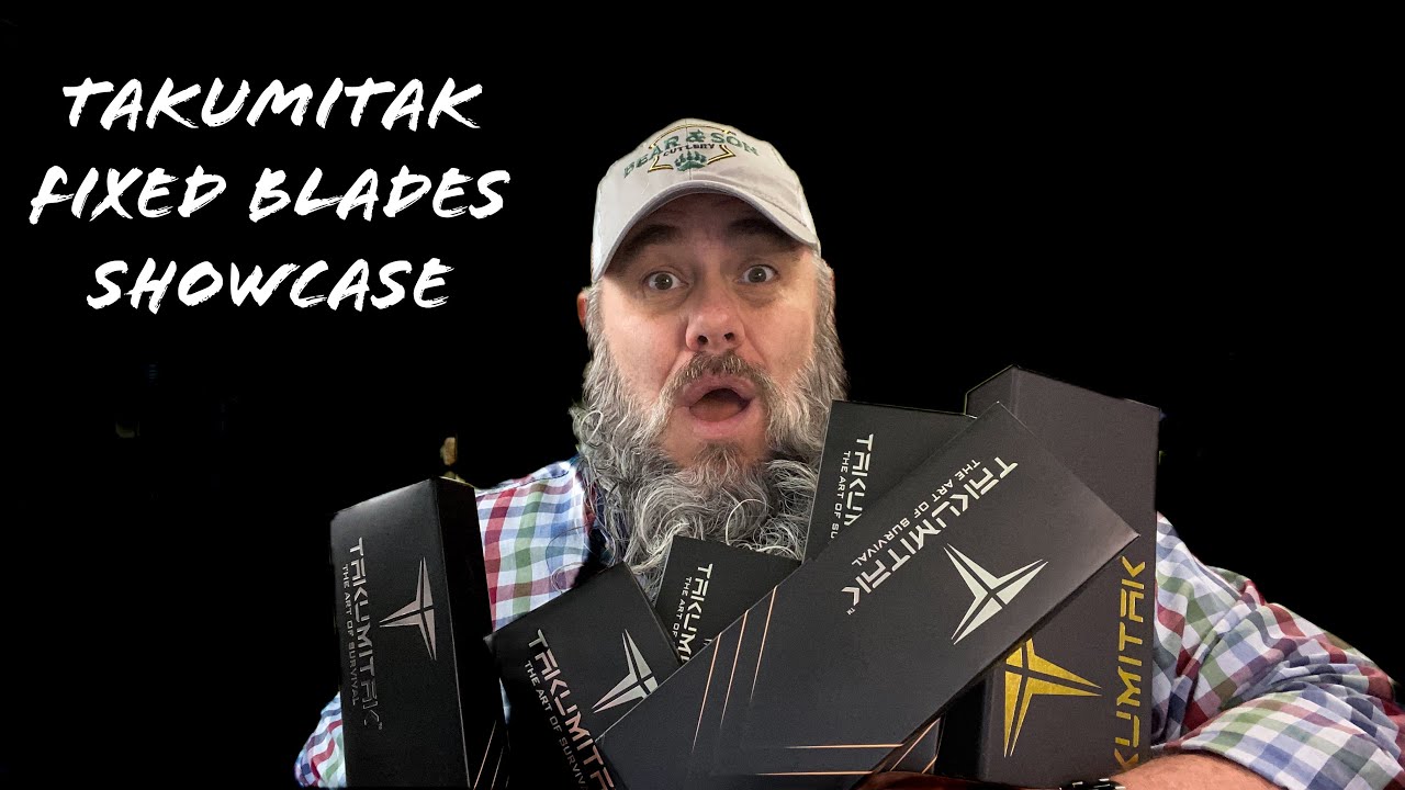 ALL OF MY TAKUMITAK FIXED BLADE KNIVES 🔥⚔️🔥 These knives are awesome!
