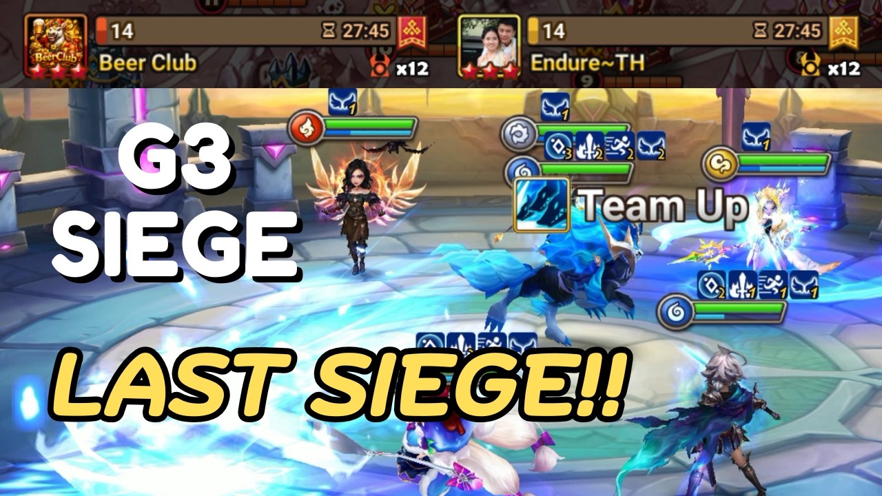 G3 SIEGE : Beer Club / Endure~TH - Tears Were Shed On This One! - Summoners War