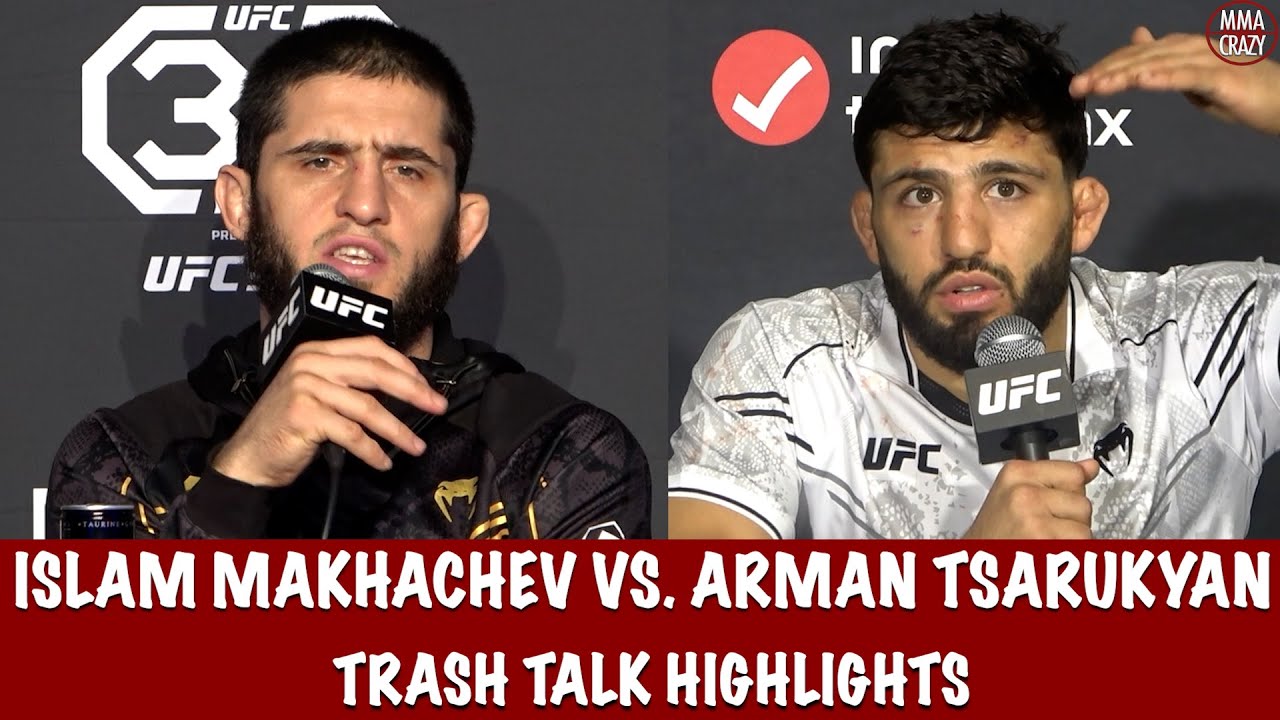 Islam Makhachev vs. Arman Tsarukyan talk rematch for UFC 311 Highlights