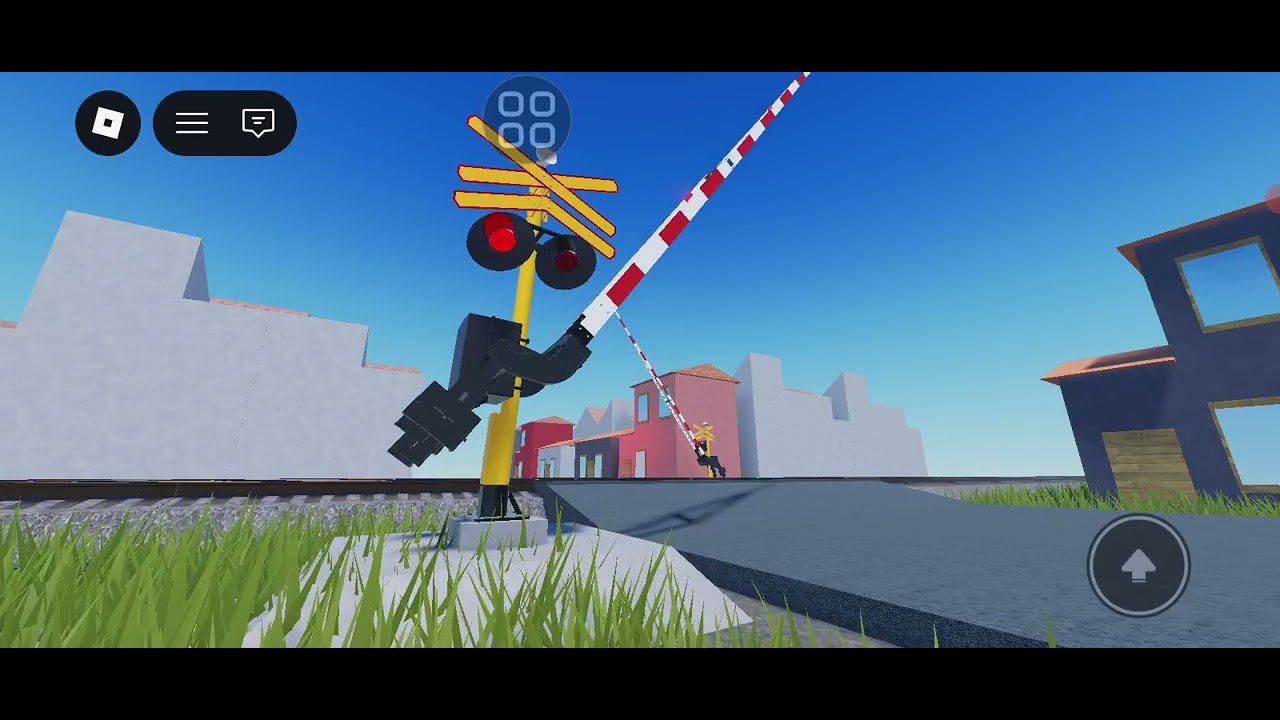 Perlintasan kereta api Jalan Raya Sukorejo (fiksi) JPL 57C/56C #kai #games #roblox 