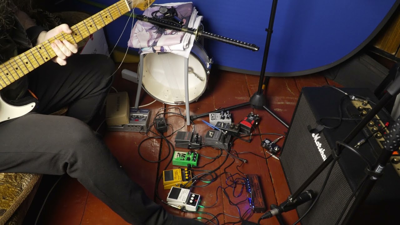 Испытываю свое новое приобретение педаль Joyo WAH-II Multifunctional Wah & Volume,