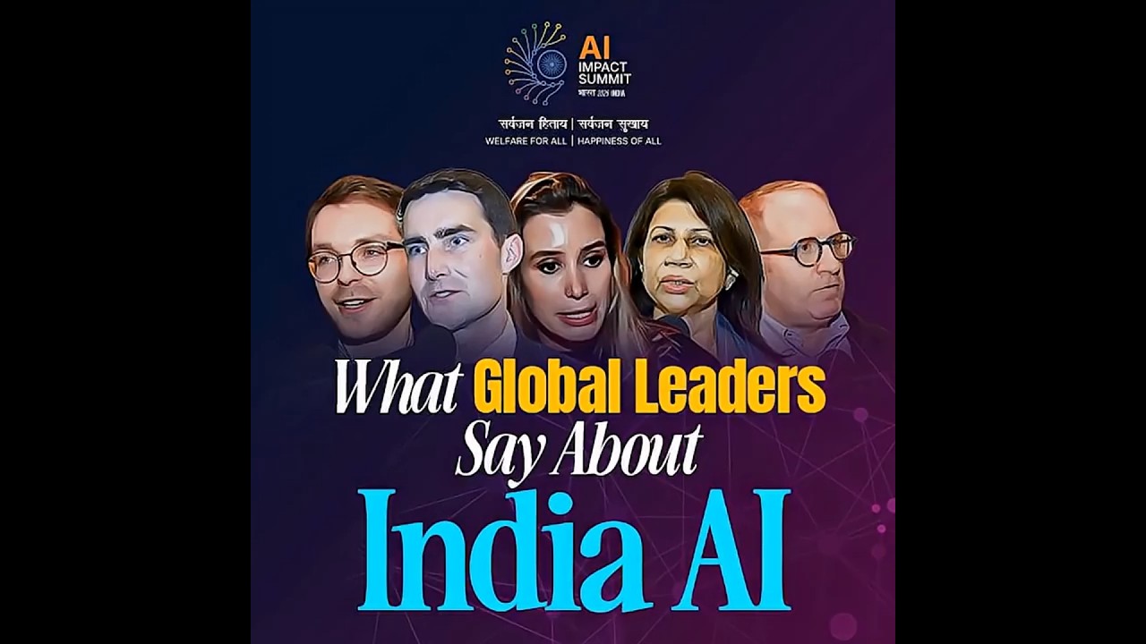 What Global Leaders Say About India AI #indiaaisummit2026