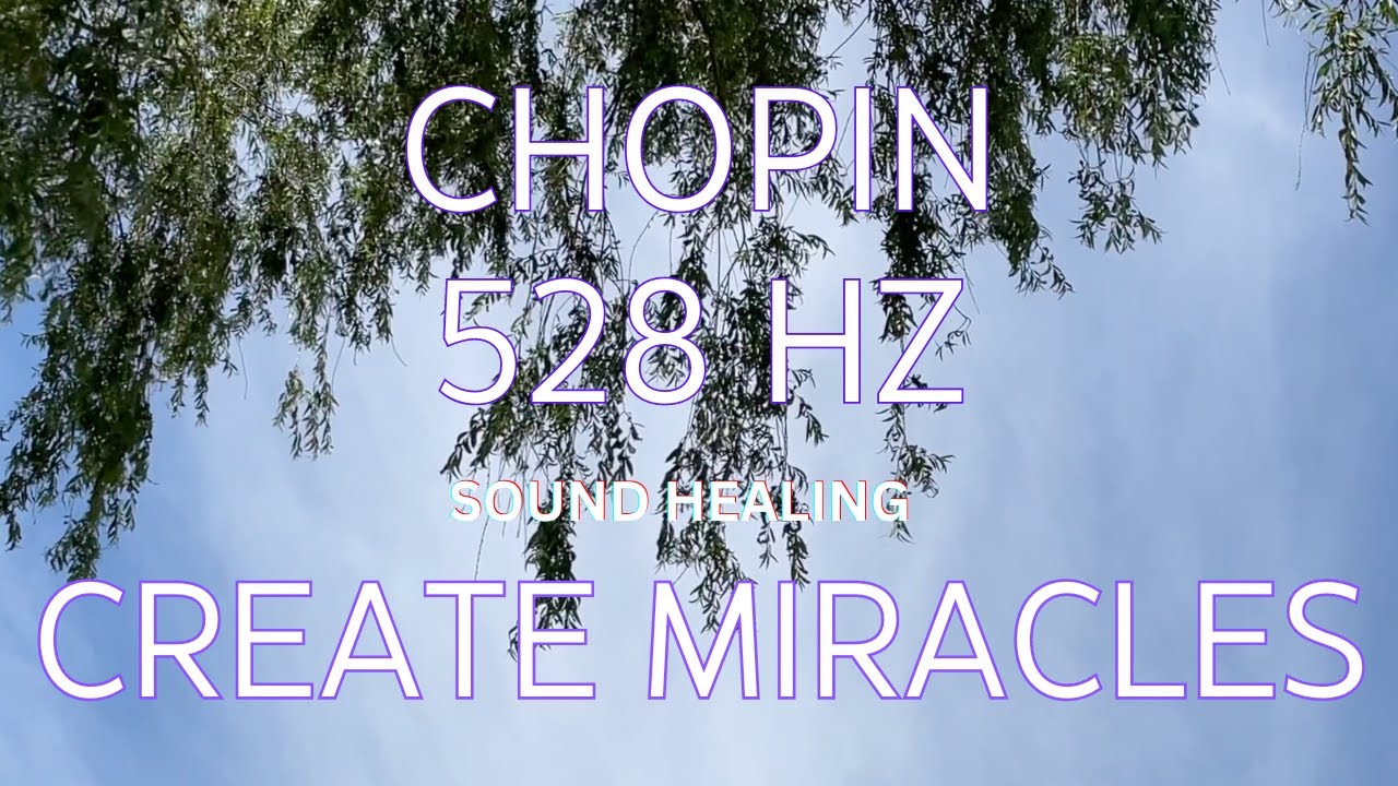 Lo*528 hz RELAX CREATE Frederic Chopin Nocturne in B major, Op  9 no  3 Solfeggio Frequency Nature