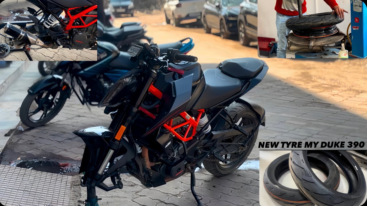 New Tyre  For My Duke 390 ❤️‍🔥