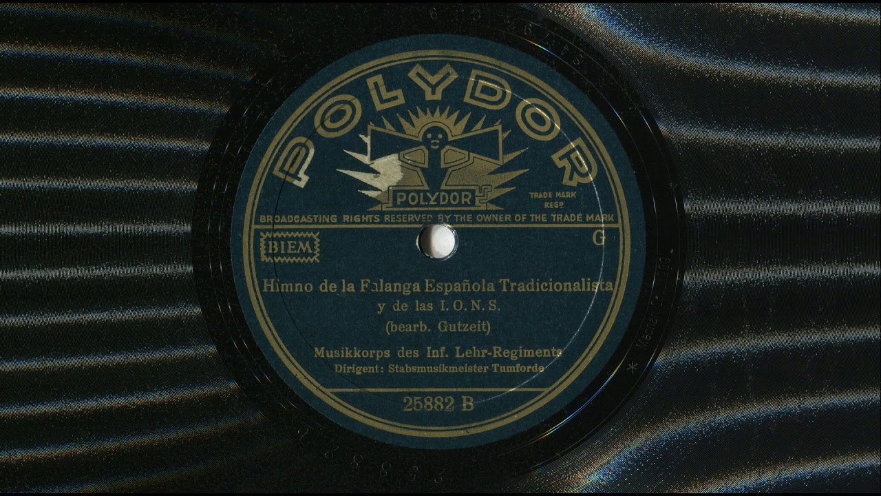 Cara al sol (Himno de la Falange) – Instrumental – Banda de música alemana (1939)