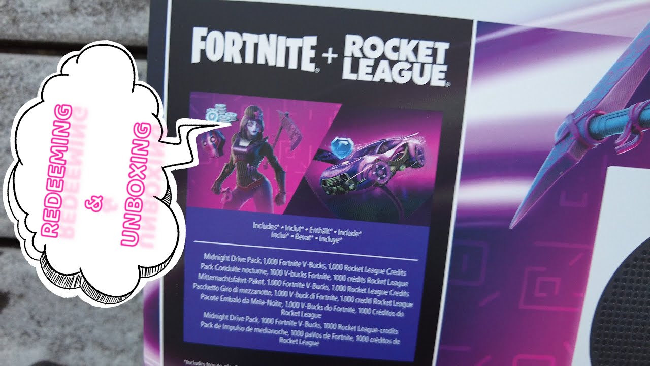 FORTNITE MIDNIGHT DRIVE PACK UNBOXING & REDEEMING