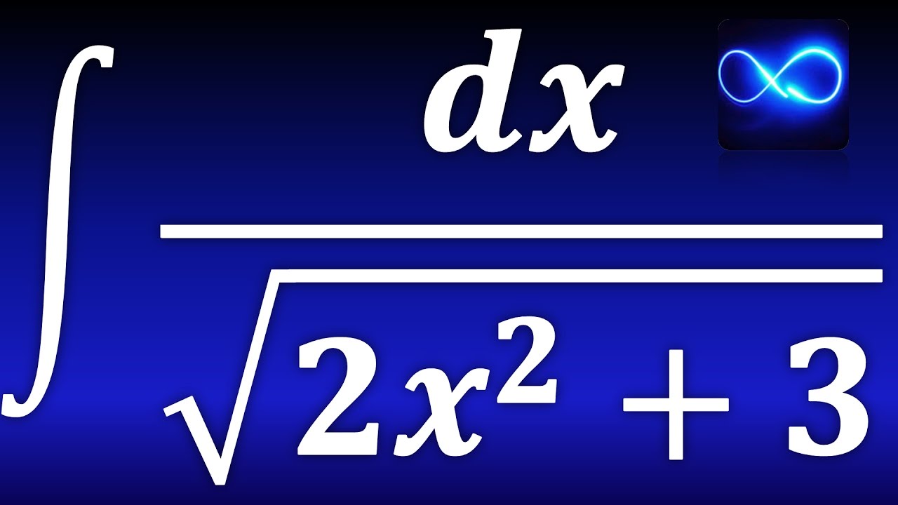 229. Integral de dx entre raíz cuadrada de 2x^2 + 3, aplicando fórmula