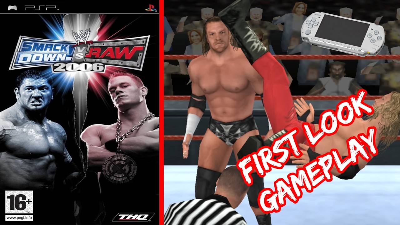 WWE SmackDown! vs. Raw 2006 – PSP Gameplay