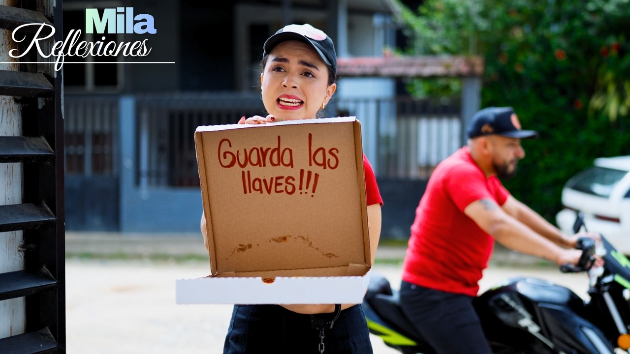 REPARTIDORA ESCONDIO LAS LLAVES DE LA CAJA EN UNA PIZZA PARA NO PERDER SU EMPLEO