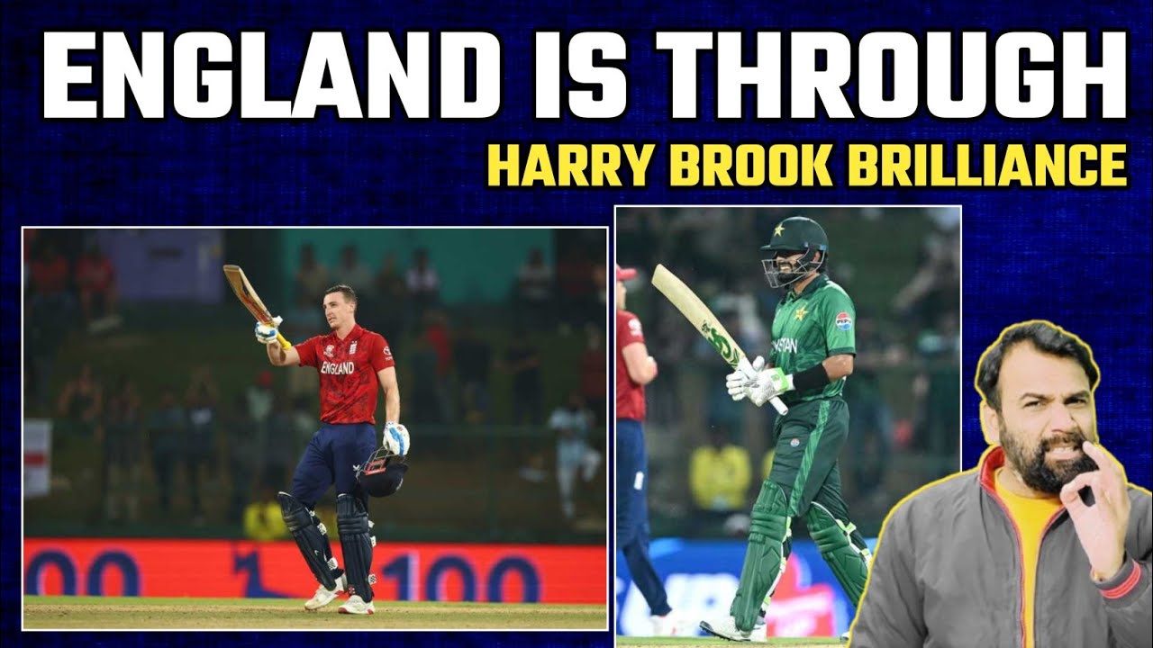 England beat Pakistan to enter Semifinal | #worldcup #harrybrook #cricket 