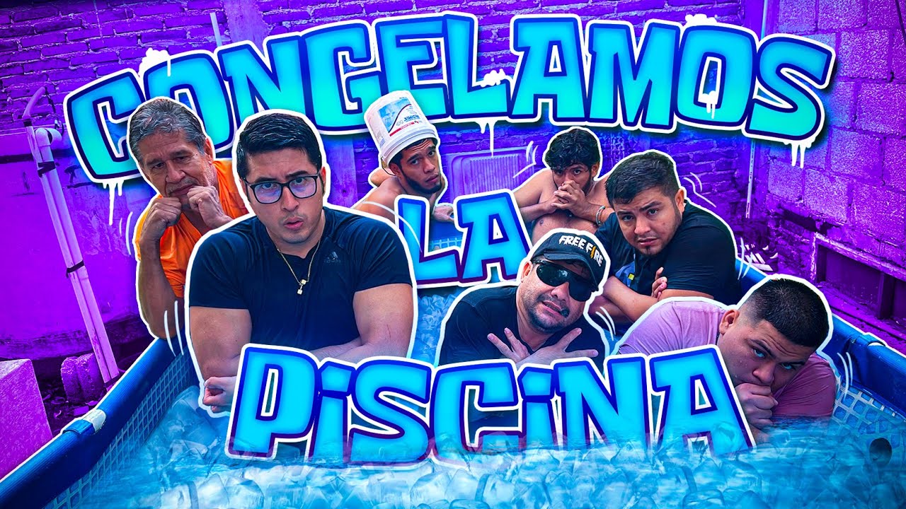 🥶PISCINA HELADA CON EL CREW RETOJORJAIS😱