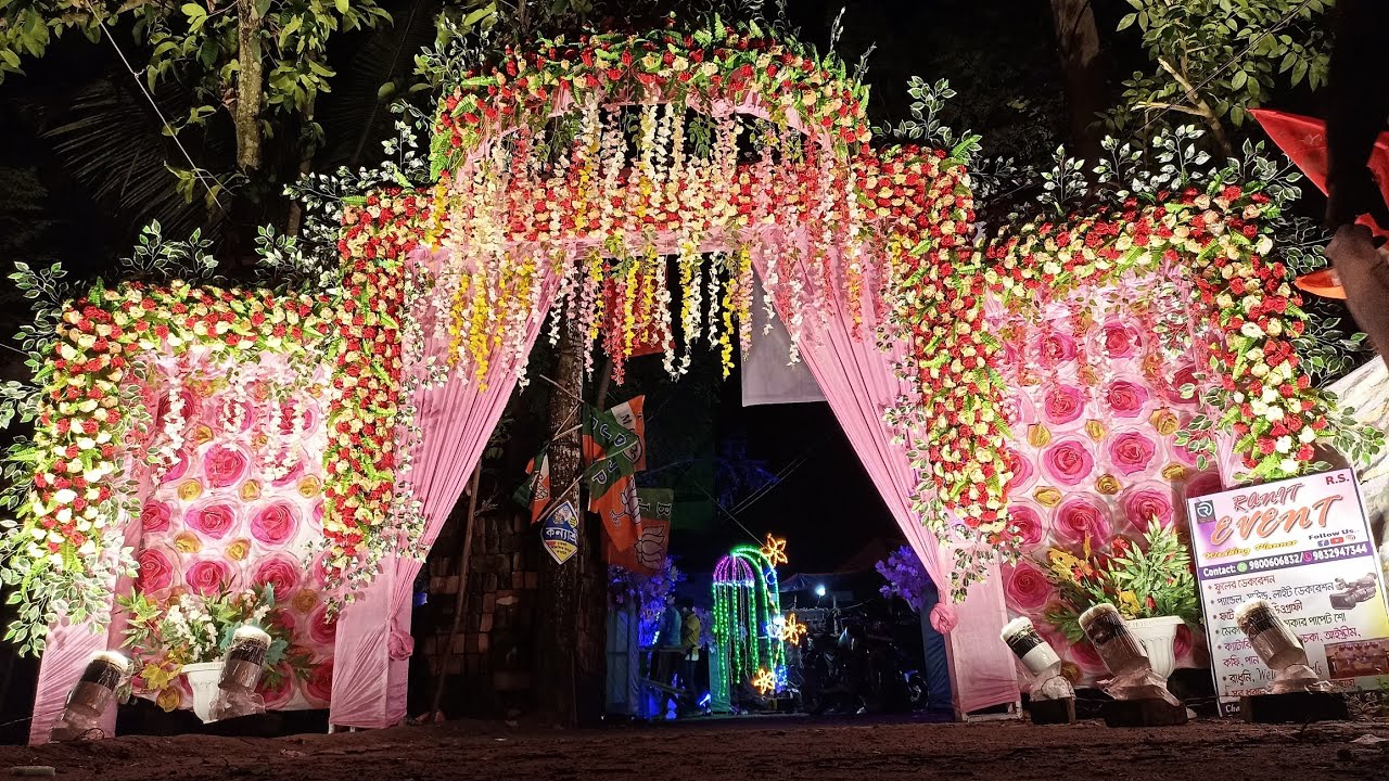Unique Royal Gate Decorations🎀||Ranit Event||Contact-7797616068/9800606832