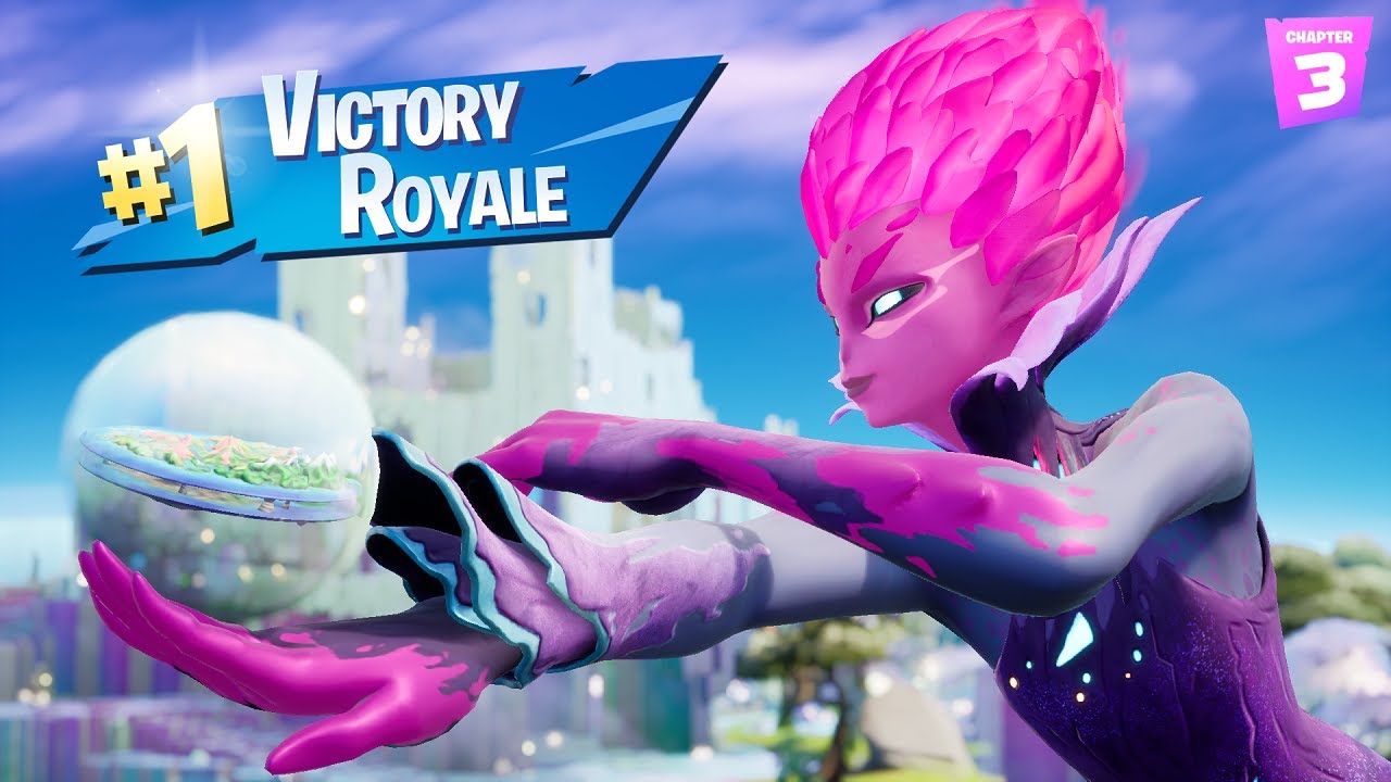 Victoria con la skin EL HERALDO Fortnite