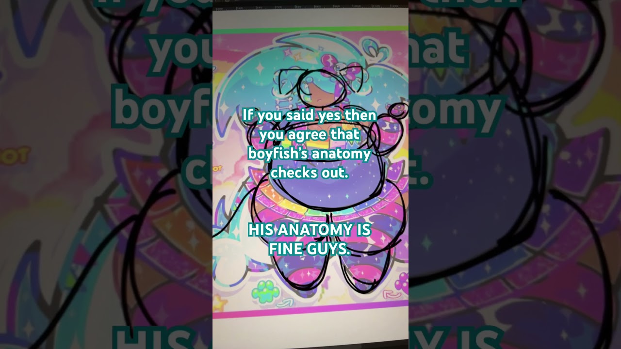 I&rsquo;m not using this traced art ANYWHERE #furry #artstyle #fursona #boyfish #art #artist #furryart