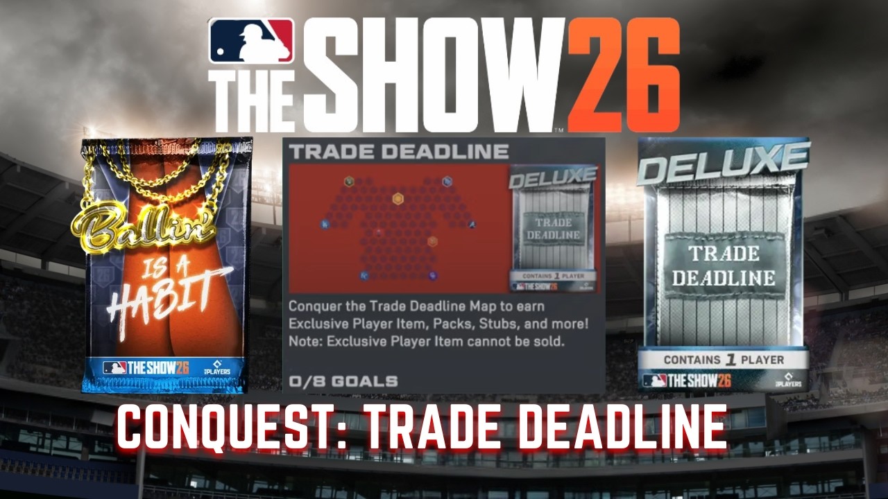 MLB The Show 26: как пройти карту &laquo;Trade Deadline Conquest&raquo; на уровне сложности &laquo;Новичок&raquo; (пример...