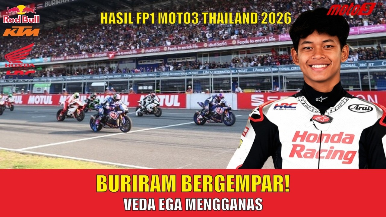 THE BURIRAM GHOST: Debut Gila Veda Ega Pratama di Grand Prix 2026
