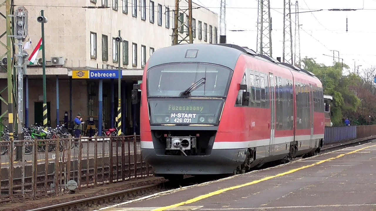 Desiro motorvonatok Debrecen állomason / Desiro trains in Debrecen
