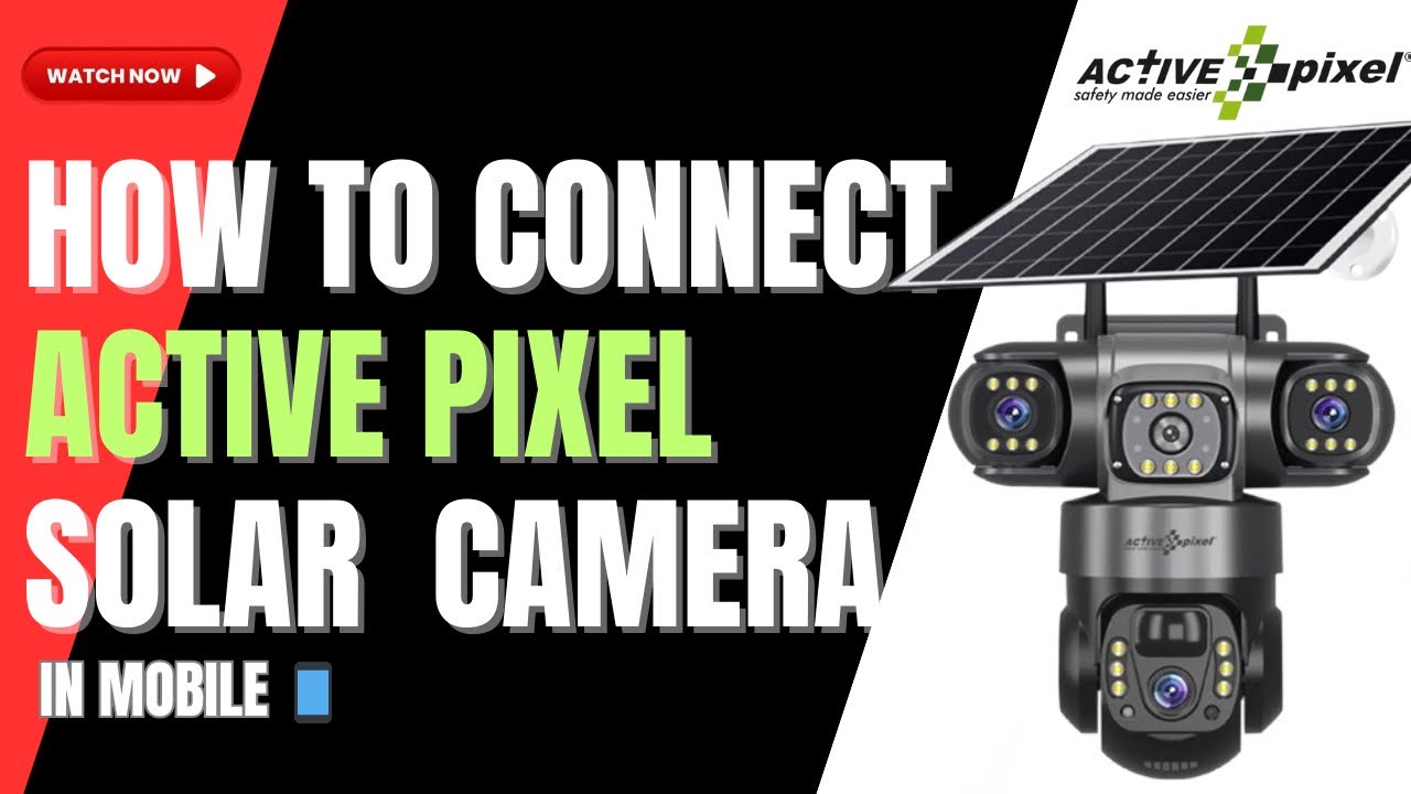 HOW TO CONNECT ACTIVE PIXEL TRIPLE SOLAR CCTV CAMERAS IN MOBILE PHONES📲 ||#activepixel #solarcamera 