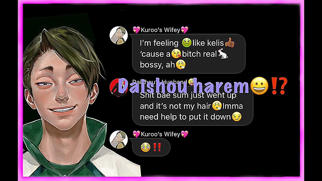 KuroShou are Dating?!||Haikyuu text||