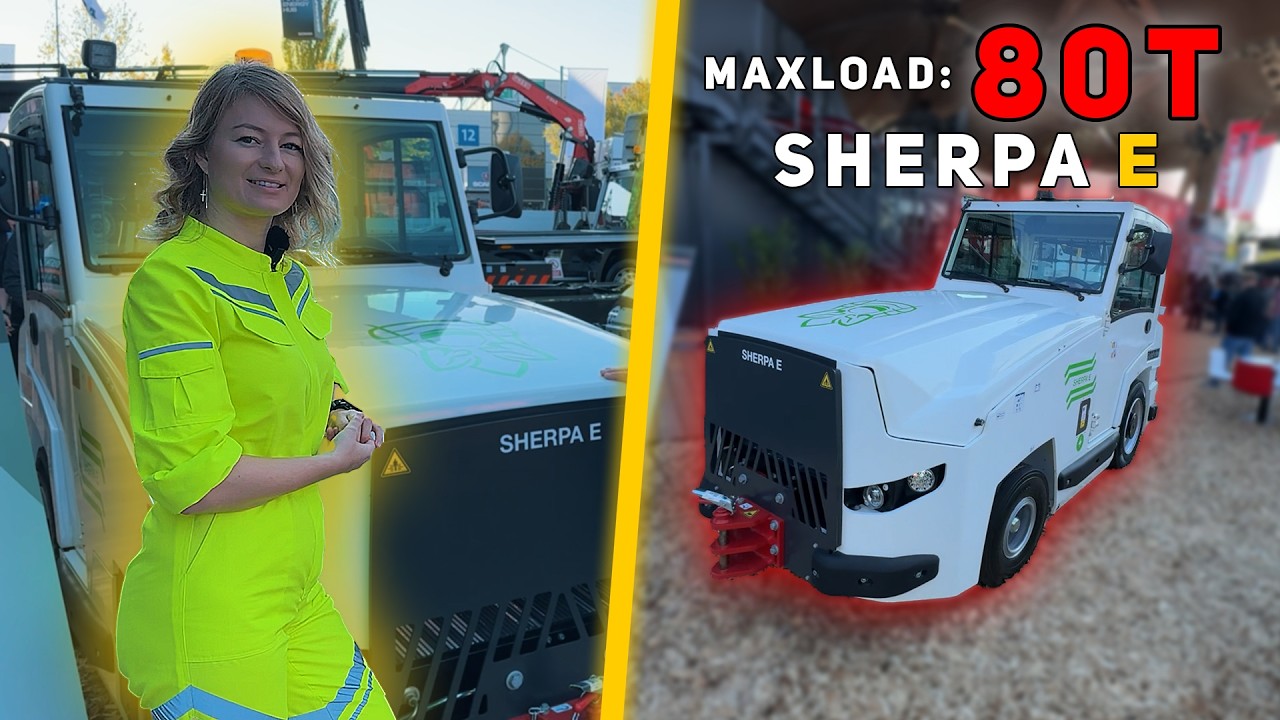 GOLDHOFER SHERPA E! Mały pojazd, WIELKA moc! GOLDHOFER SHERPA E! Small vehicle, BIG power!