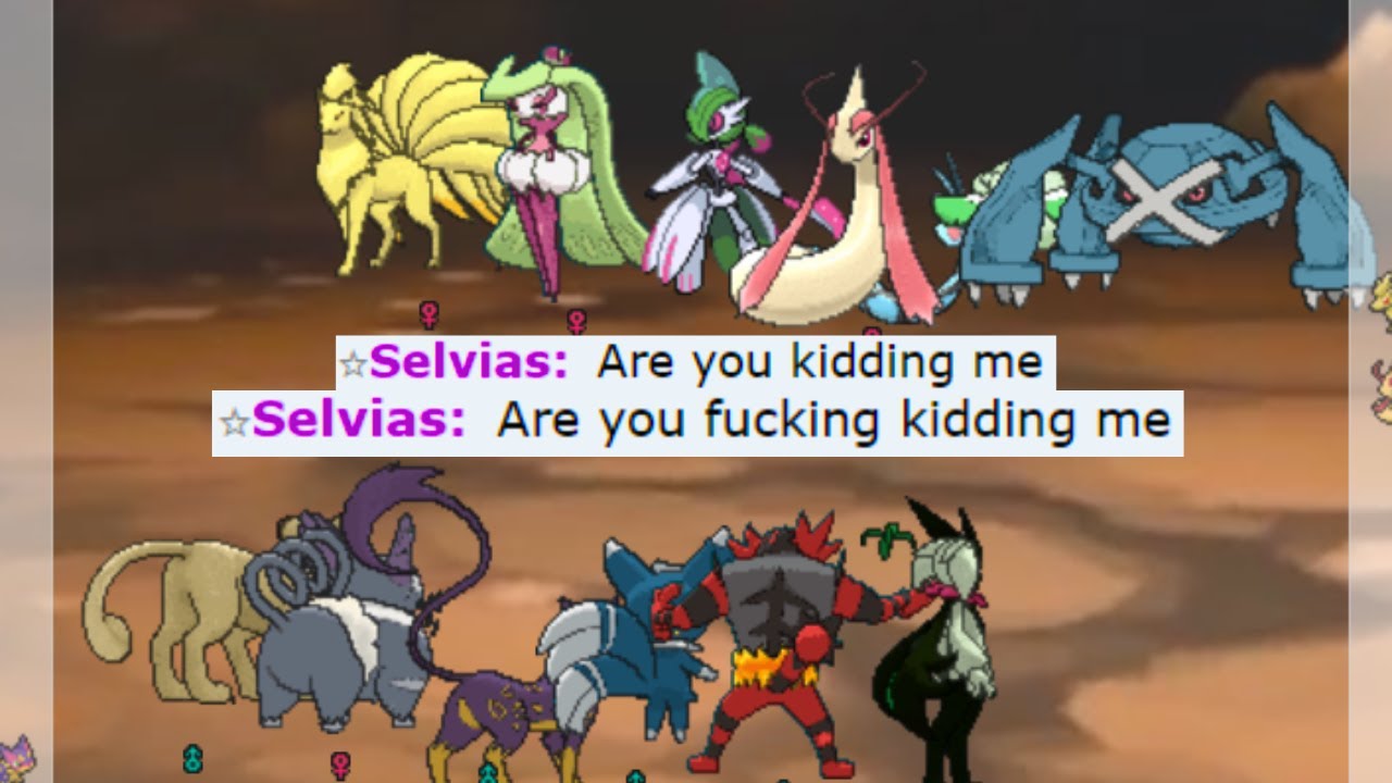 WHEN YOU HAX SALTY NOOB WITH FULL CAT TEAM ON POKEMON SHOWDOWN !!