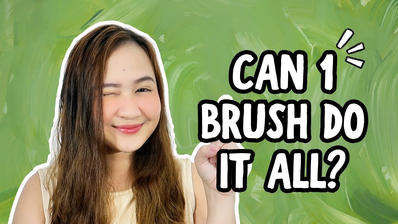 How to Paint 4 Easy Acrylic Flowers with Just One Brush! | Wedge Brush Tutorial for Beginners