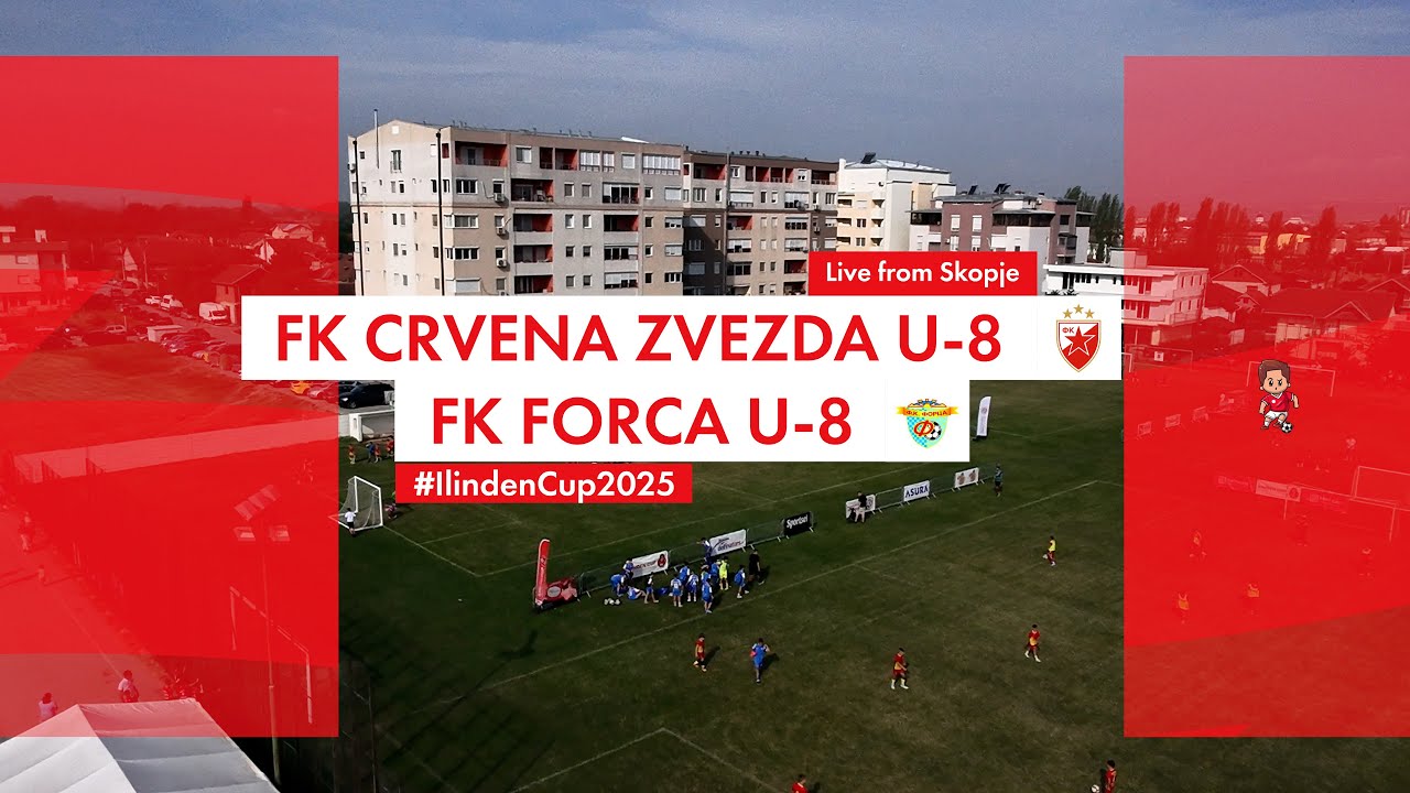 FK CRVENA ZVEZDA (U-8) VS FK FORCA (U-8) - (ILINDEN CUP 2025, SKOPJE, 13.09.2025.)