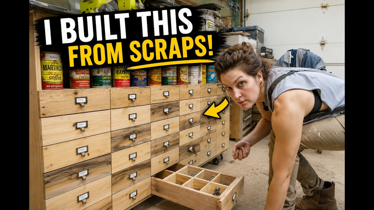 I Built The Ultimate Shop Storage From Scrap Wood