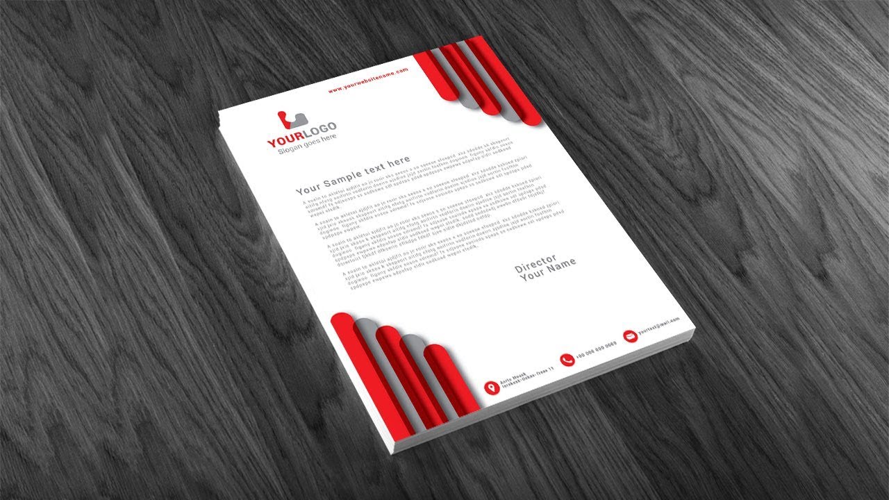 Illustrator Tutorial - Letterhead Design