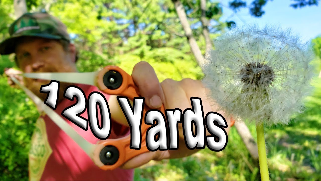 120 Yard Shot With A slingshot, An Entire Football Field With The Axiom | Trick Shot Tuesday Ep. #9