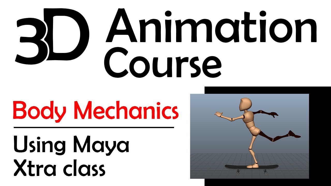 3D Maya Animation - BODY MECHANICS Xtra Class: Torque and Power (Free 3D Animation Course)