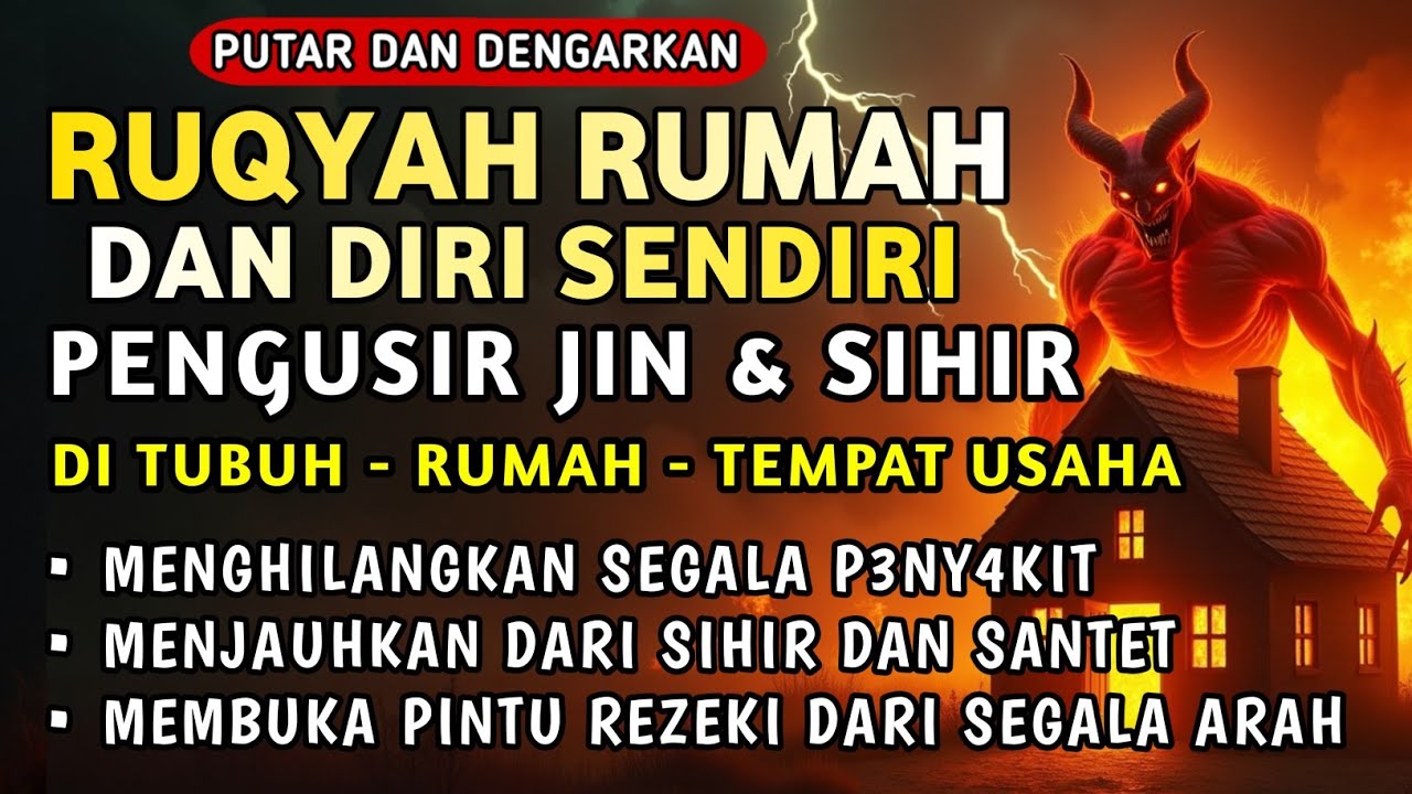 POWERFUL RUQYAH | RUQYAH RUMAH PENGUSIR J!N & S!H1R DI RUMAH & TUBUH, MENENANGKAN HATI, Alaa Yaser