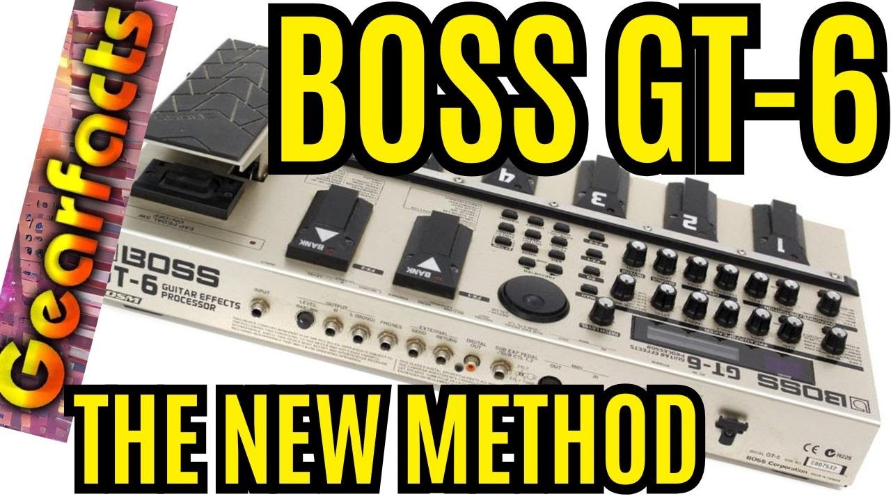 The Boss GT-6 rides again, with synthesizer stuff