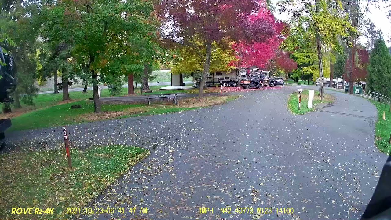 McMinnville, Oregon to Gold Hill, Oregon motorhome travel timelapse