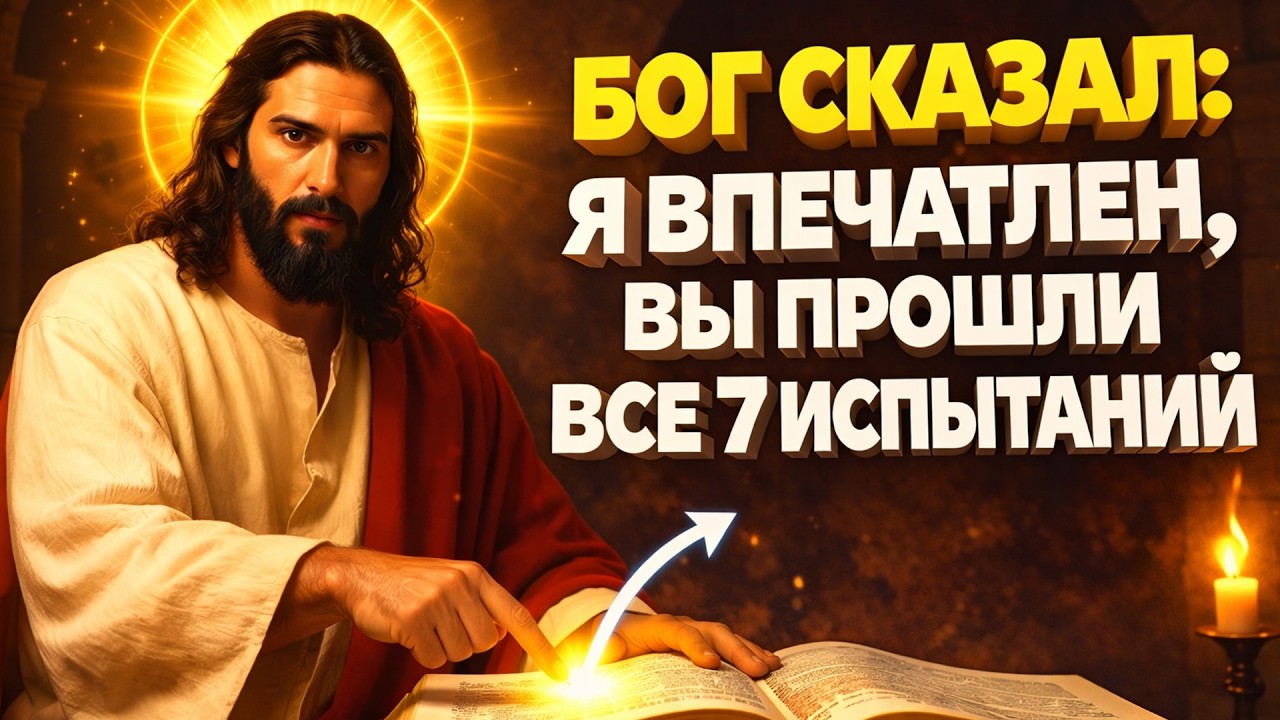 🔴 Бог сказал: Я впечатлен. Ты единственный Избранный, кто прошел все 7 испытаний в один месяц 😲🙏