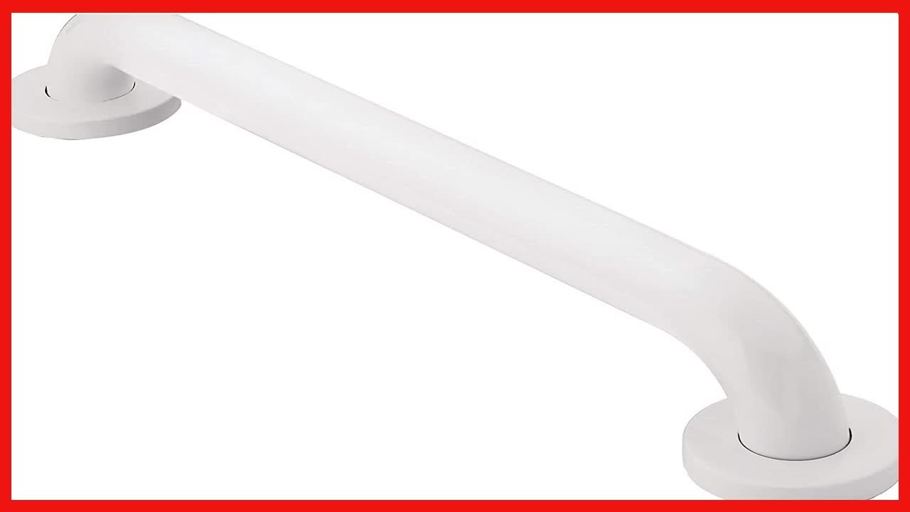 Voss 36-Inch Glacier White Grab Bar: Reliable Support Meets Stylish Design