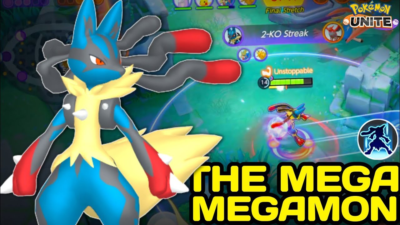 Im Still Believe that Mega Lucario is the best Mega Pokemon in the entire Game 😤 Pokemon Unite