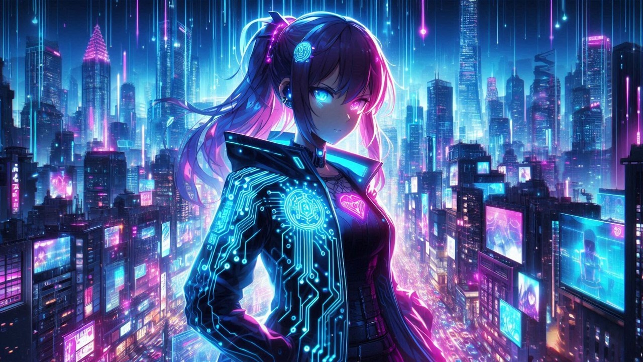 🎶 Tyraxel Novaryn | Cyberpunk J-Rock / Electro Rock Original Song 🎶