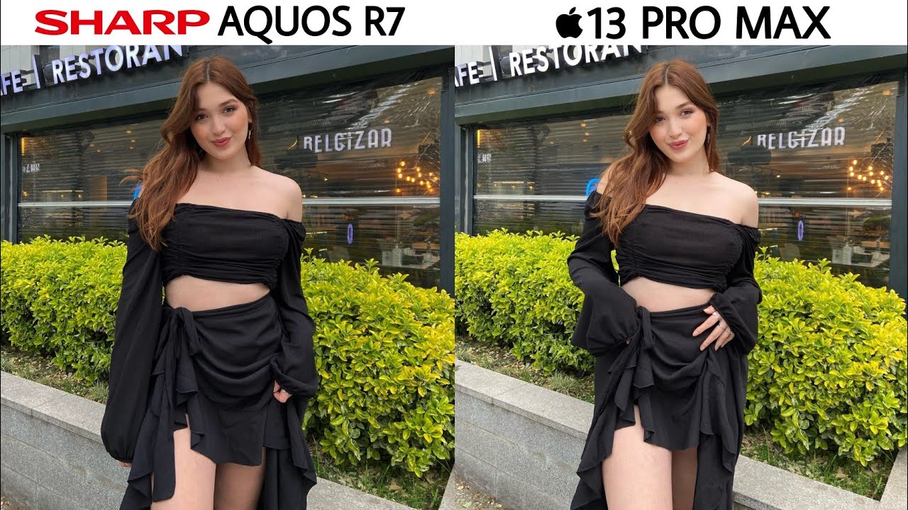 Sharp Aquos R7 vs iPhone 13 Pro Max Camera Comparision