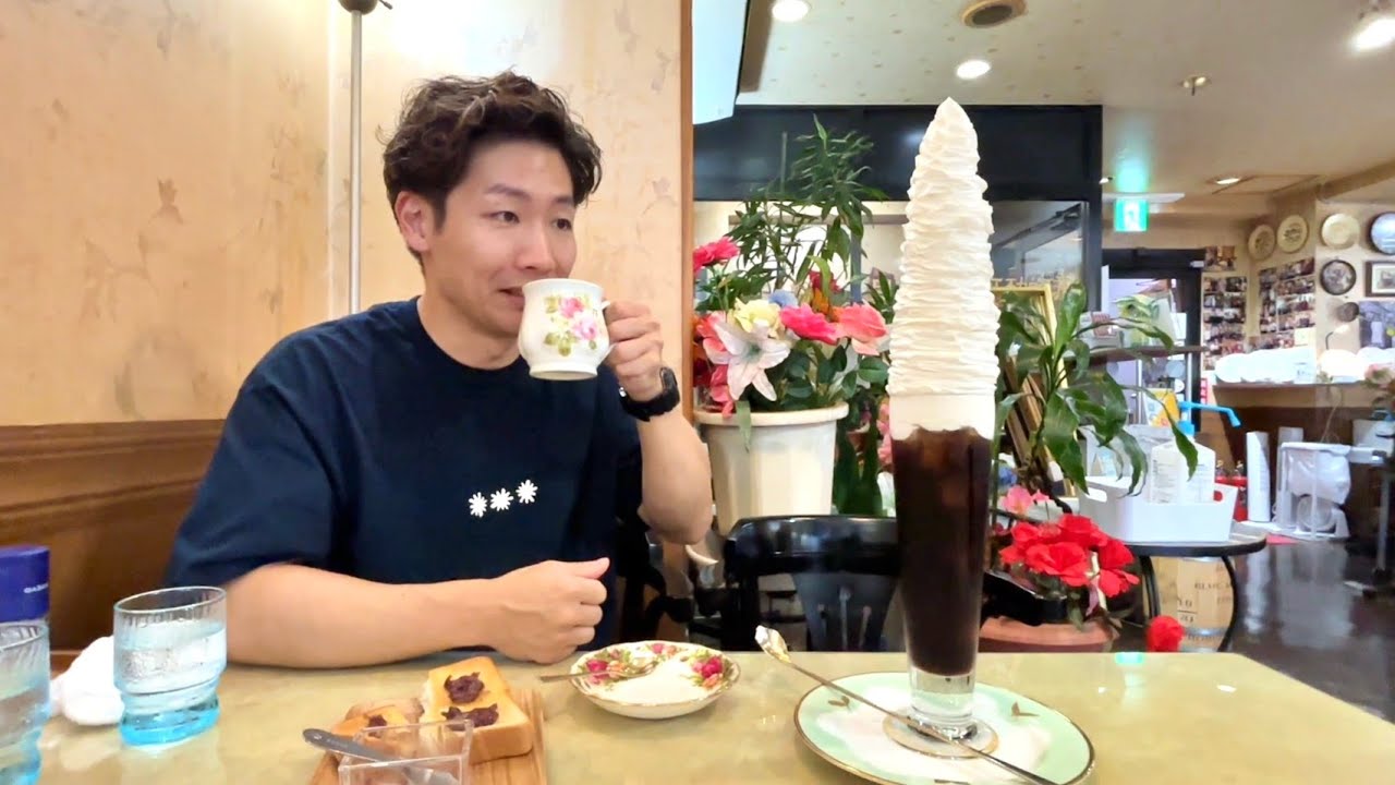 【VLog】名古屋の喫茶店モーニングはやっぱりスゴかった【創業76年】小倉トーストうますぎ