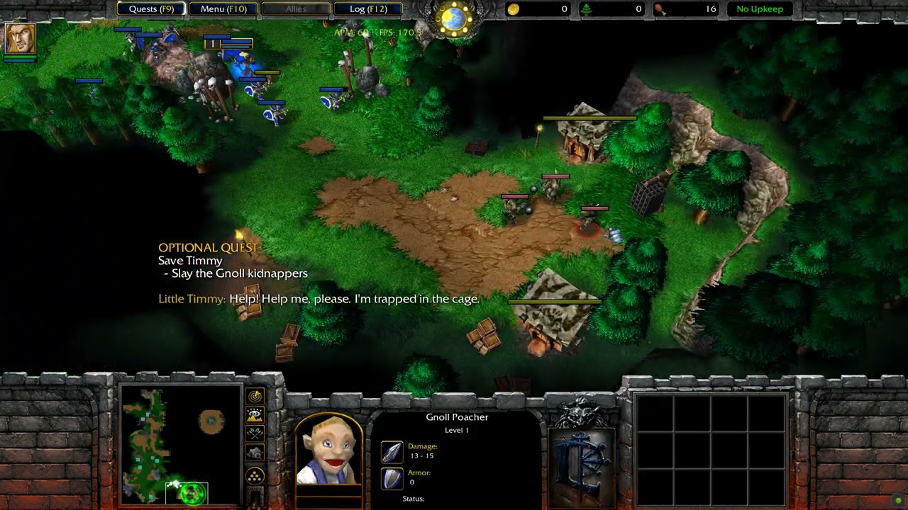 Warcraft 3 Scourge of Lordaeron REWORKED: First 2 Missions! - 01