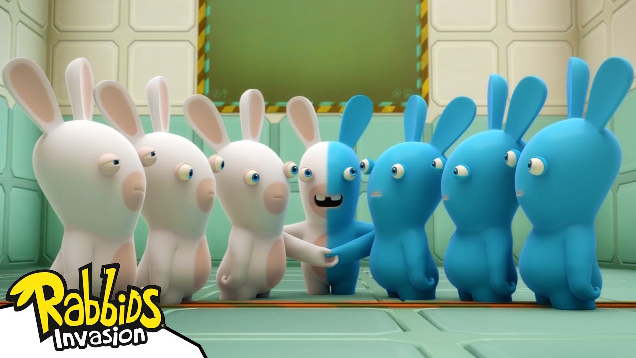 Rabbid Test n°98003-c 🐰 El Rabbid Azul  | Rabbids La Invasión 🐰 | Dibujos animados
