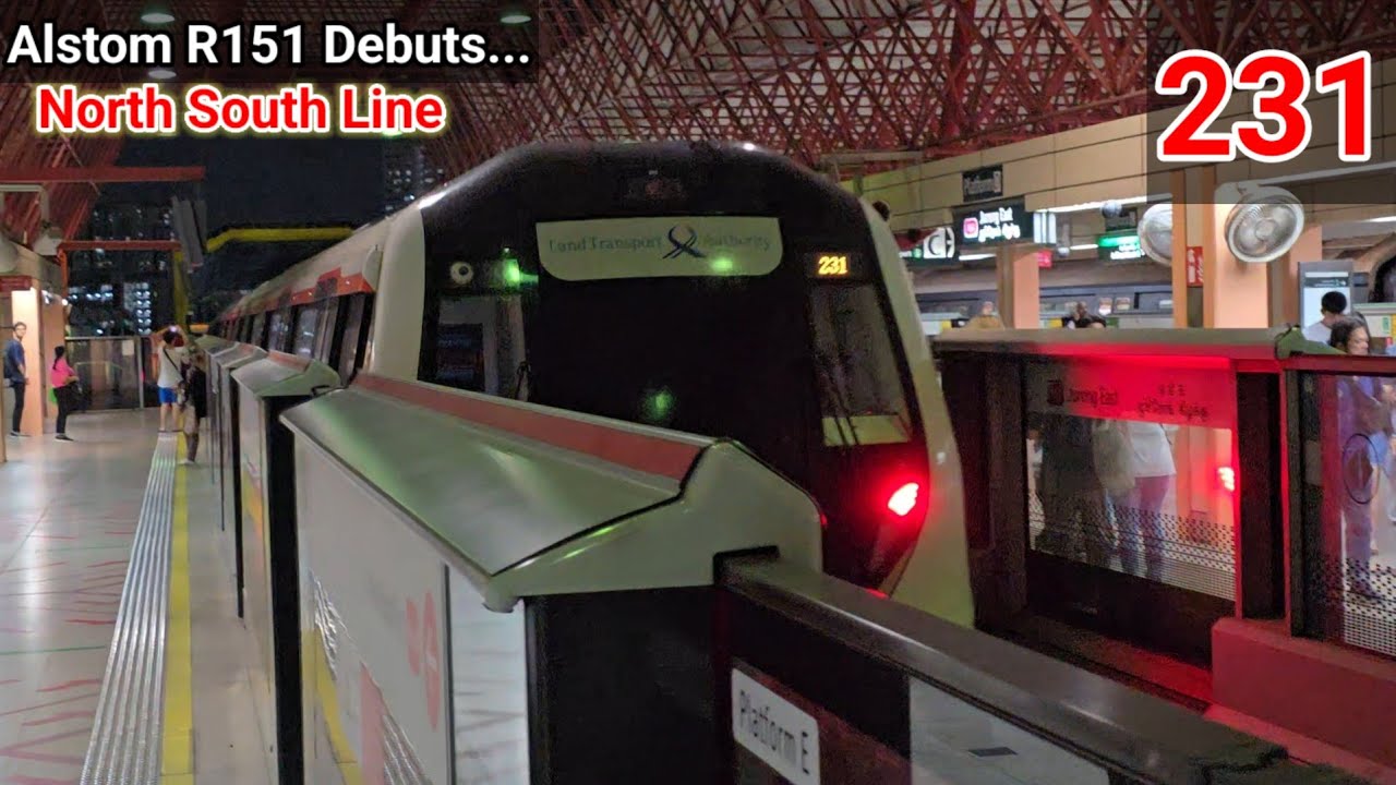 [R151 Debuts the NSL!!!] SMRT TRAINS Ride On the North South Line (Full Journey) — R151 set 839/840