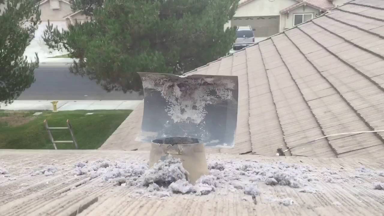 Before & After: Dryer Vent Cleaning Video