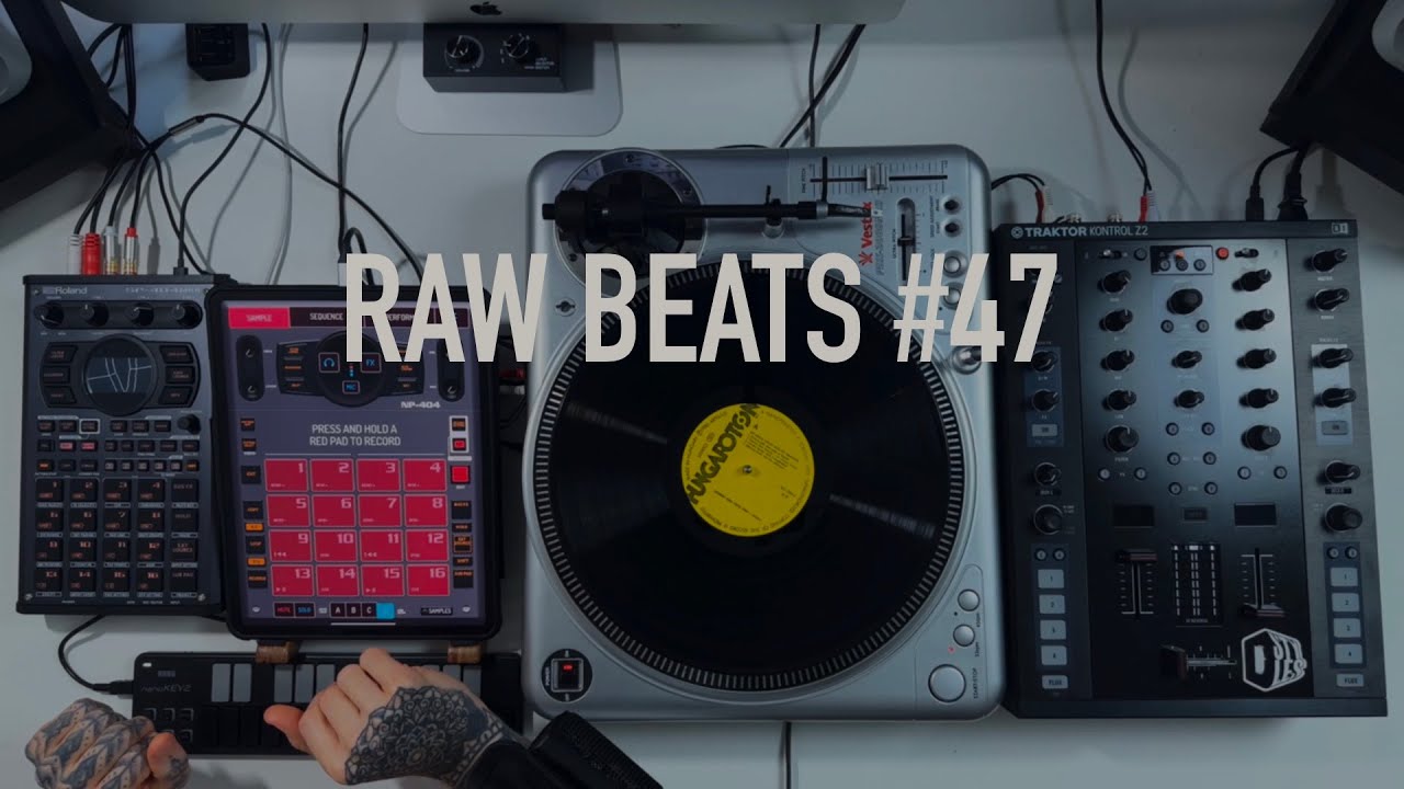 NervousCook$ - RAW Beats #47 -  (Narrated)  Koala Sampler Hip Hop Vinyl Making A Beat Logic Pro iPad