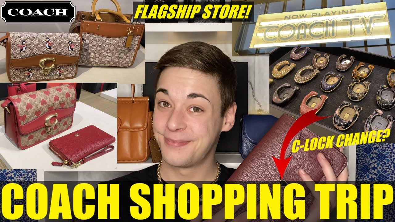 Coach FLAGSHIP Store Shop With Me! + New Tabby 26 C-Lock Change!