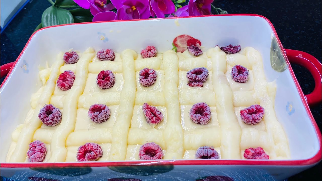 Der Beerenkuchen ist köstlich. Meine Gäste sind schockiert. 