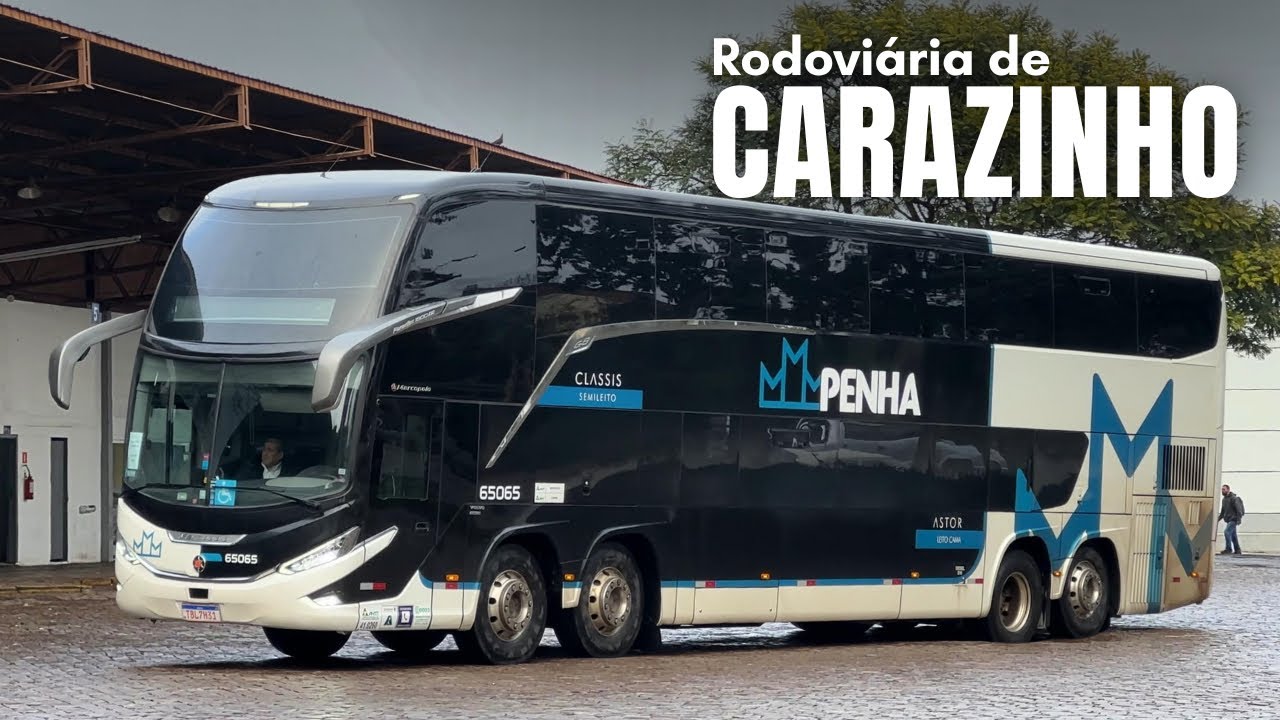 Rodoviária de Carazinho-RS | Movimentação de ônibus | Ouro e Prata, Reunidas, Penha, Unesul e mais.