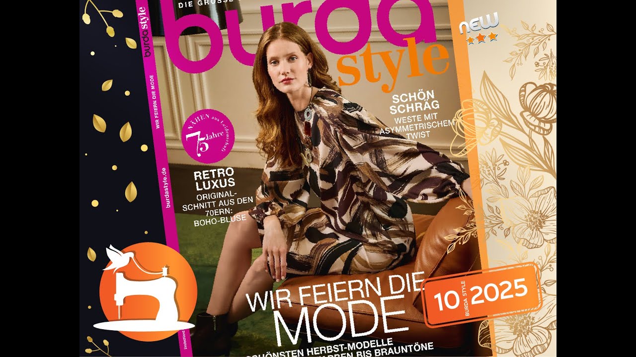 Мода на Осень! Burda Style 10/2025 #fashion, #burdastyle, #diy_sewing_patterns_crazy_fashion
