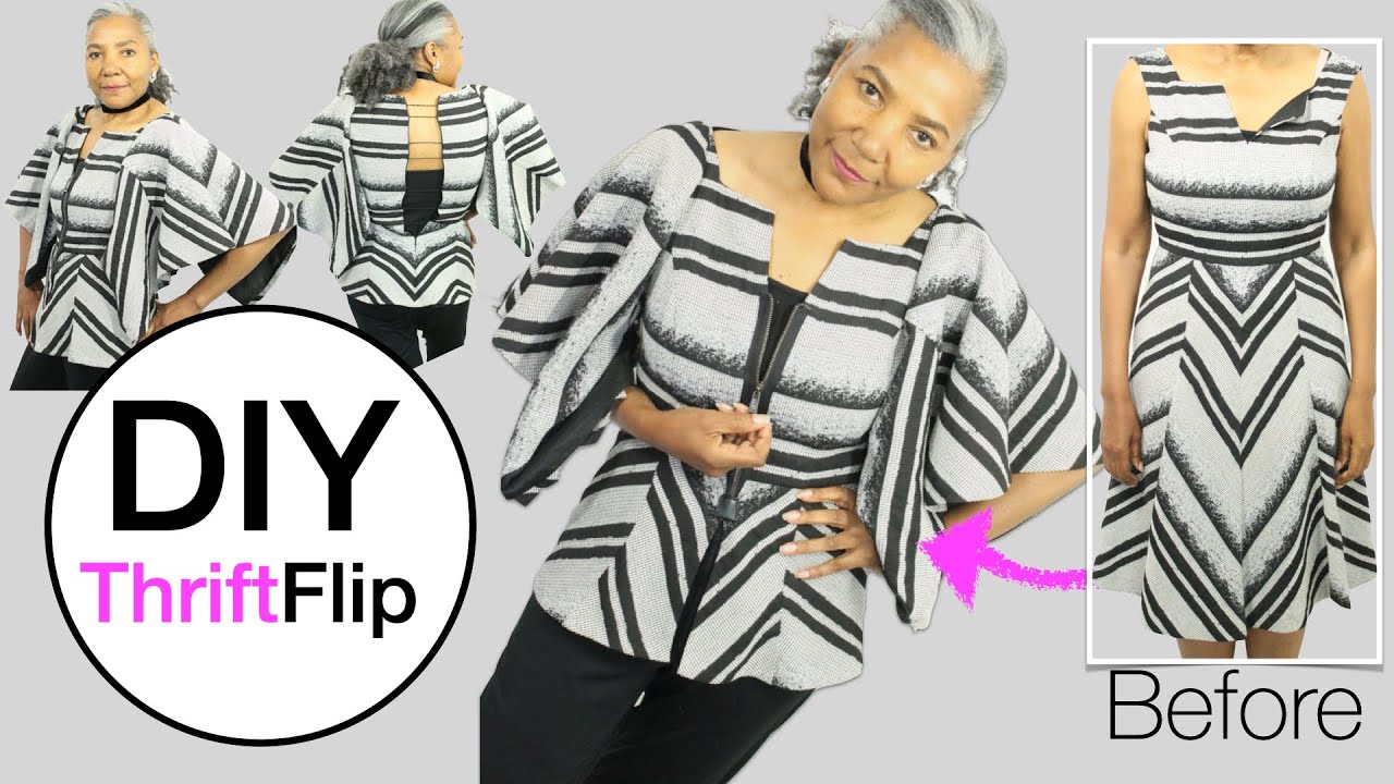 Refashion Dress Ideas into a Contemporary Designer Top |DIY